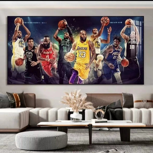 All-Basketball Star Wall Art