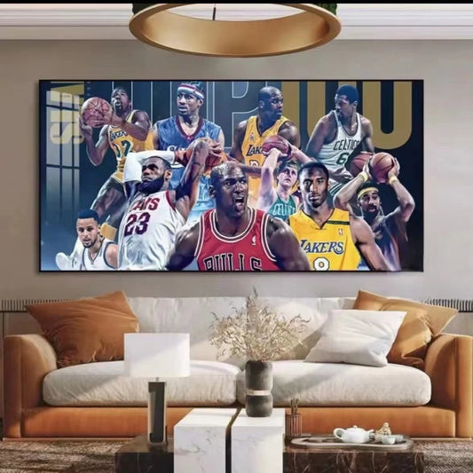 All-Basketball Star Wall Art