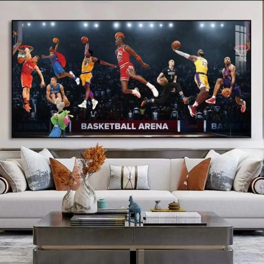 All-Basketball Star Wall Art