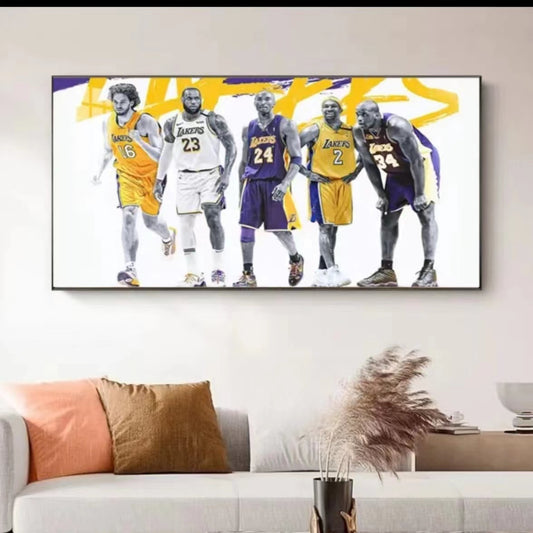 All-Basketball Star Wall Art