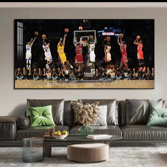 All-Basketball Star Wall Art