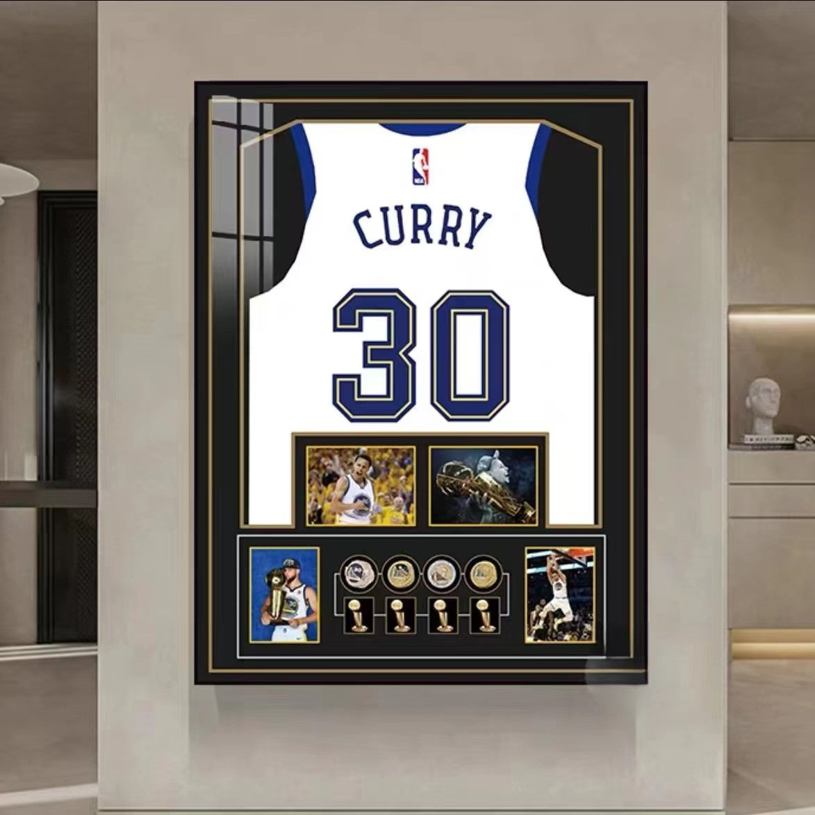 Stephen Currys Jersey-Wandkunst (Grafik-Jersey)