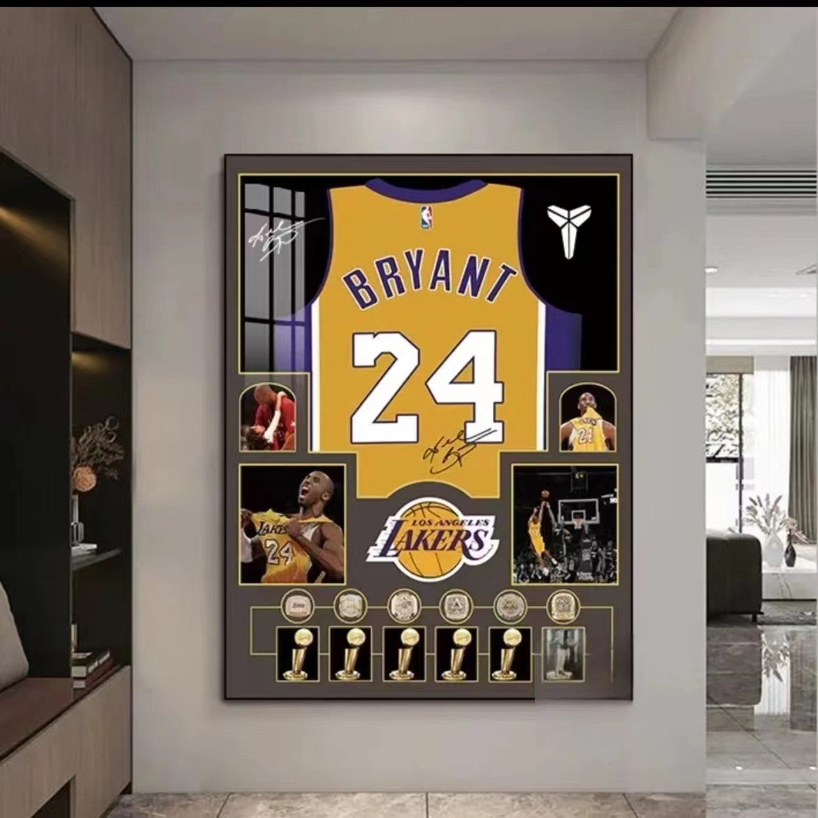 Kobe Bryant Wandkunst