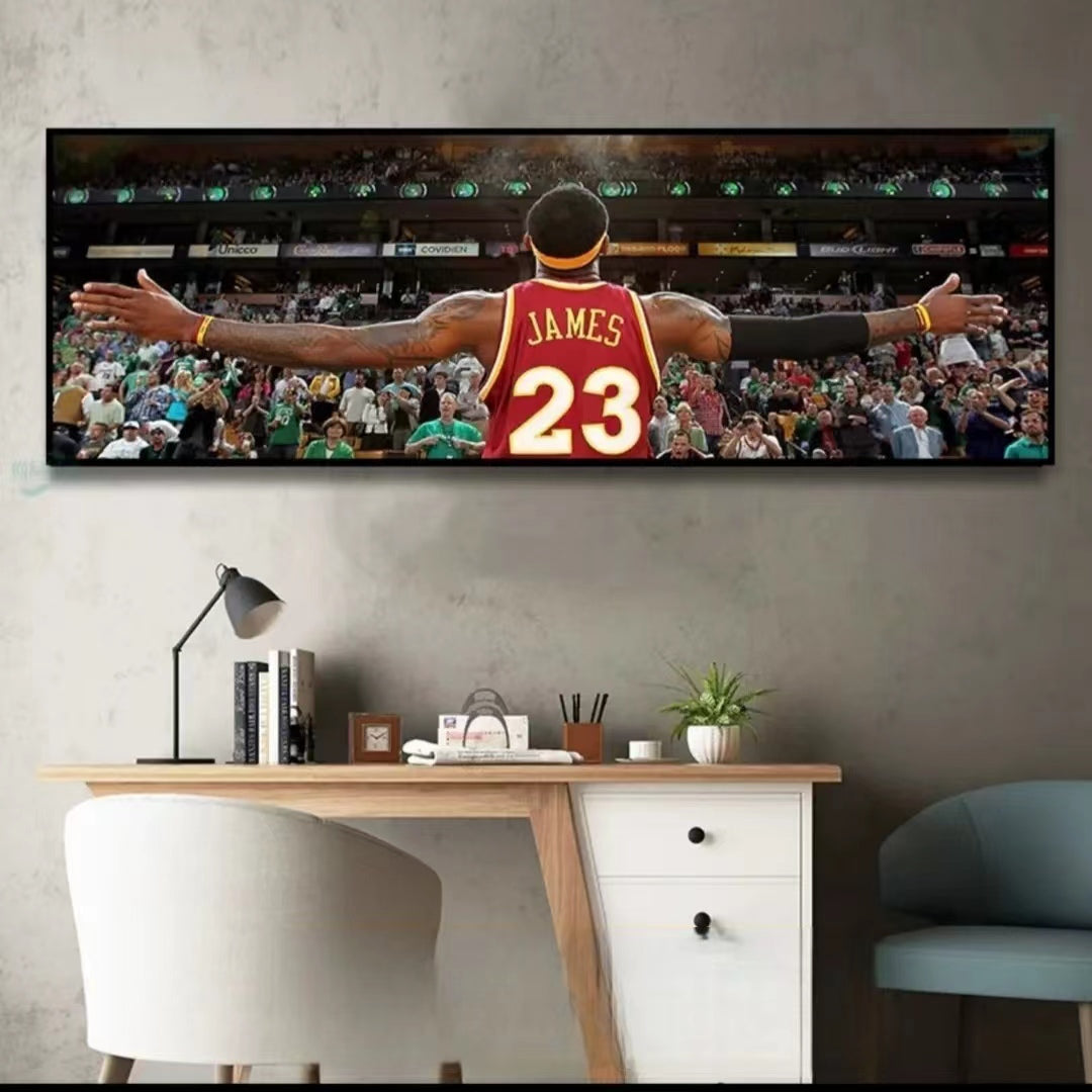 Arte de pared de LeBron James