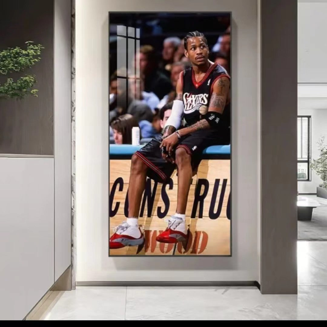 Arte de la pared de Allen Iverson