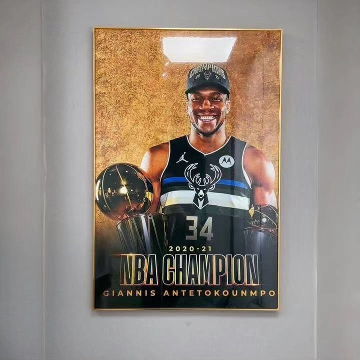 Giannis Antetokounmpo Wandkunst