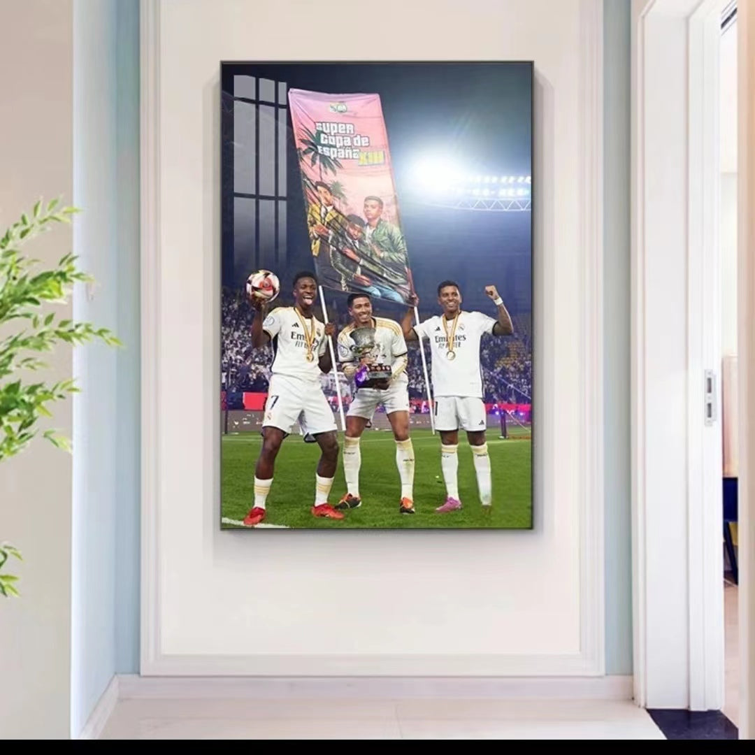 Arte de pared del Real Madrid