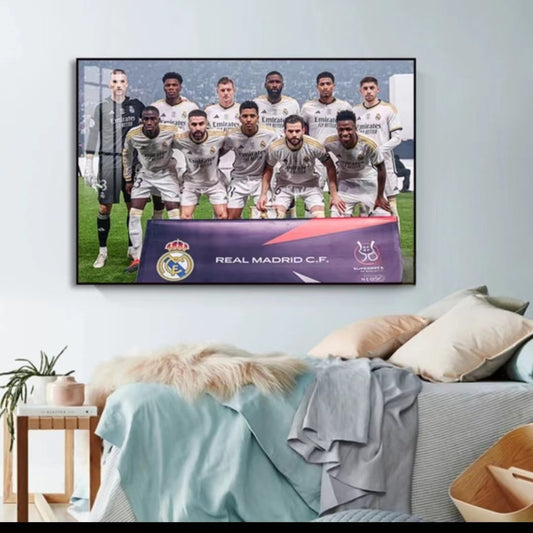 Wandkunst von Real Madrid