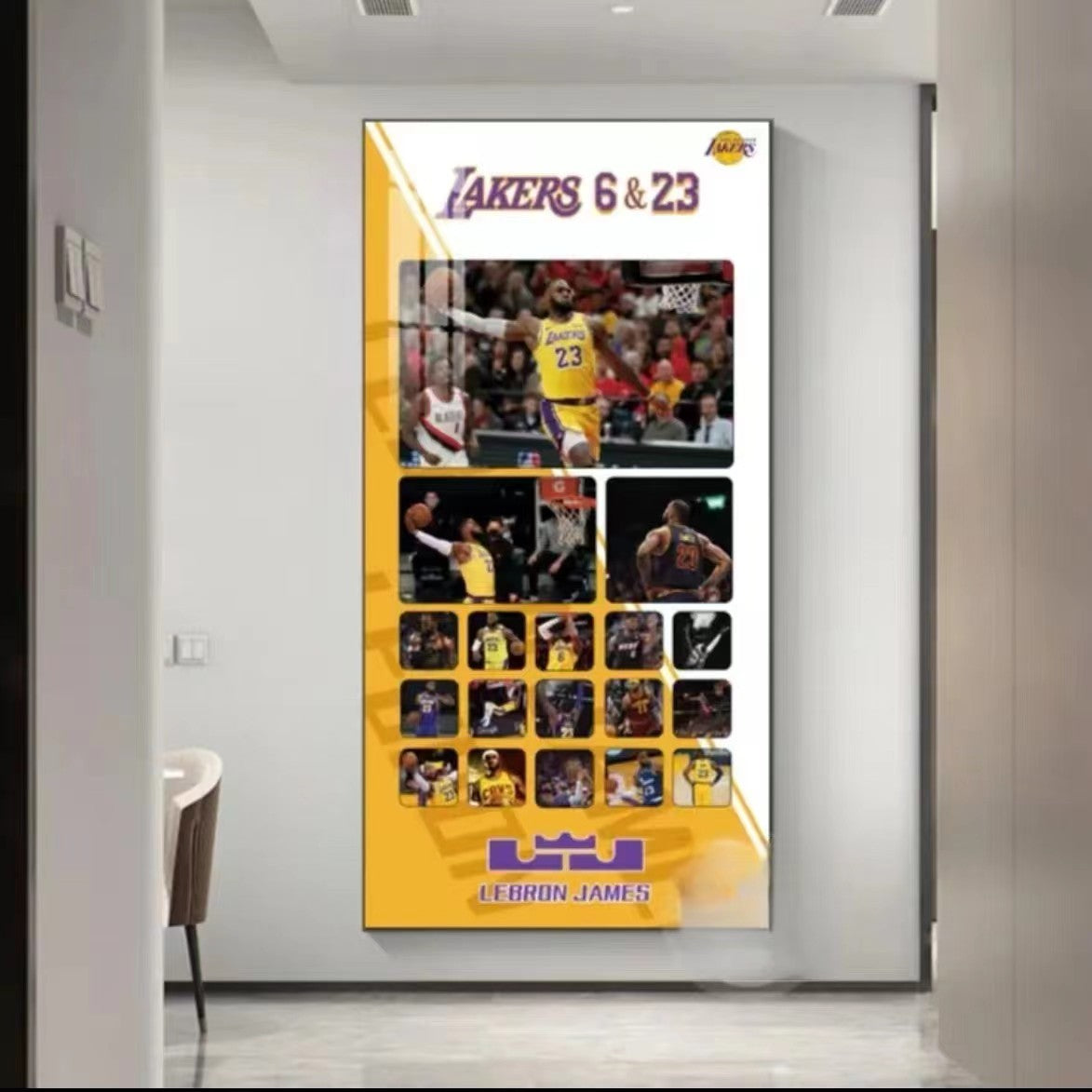 Arte de pared de LeBron James