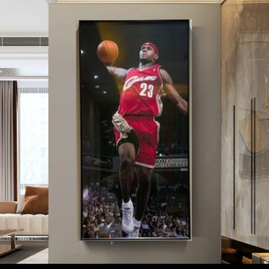 LeBron James Wandkunst