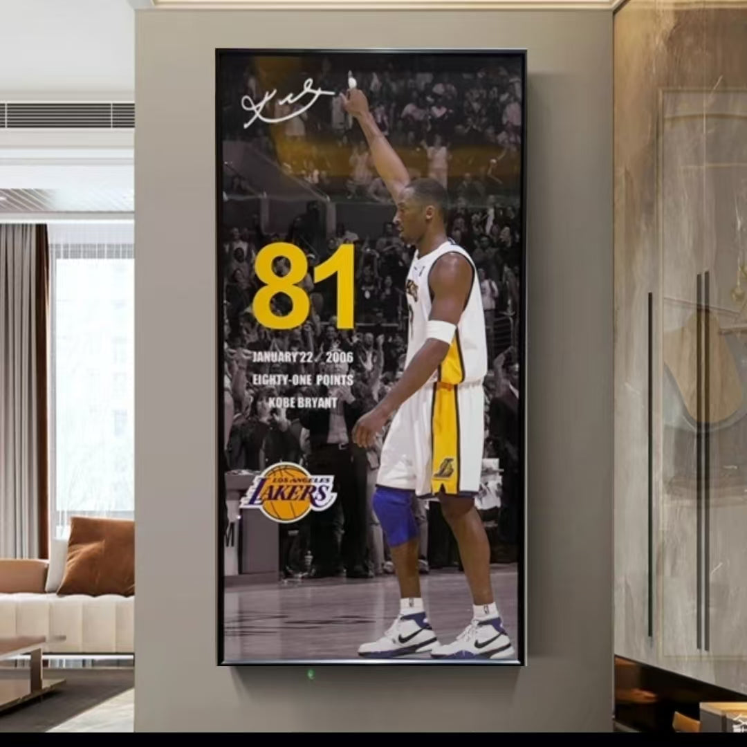 Arte de la pared de Kobe Bryant