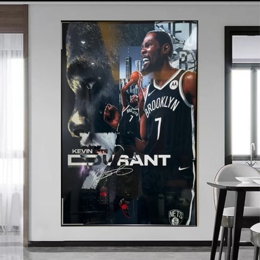 Arte de la pared de Kevin Durant