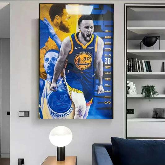 Stephen Curry Wandkunst