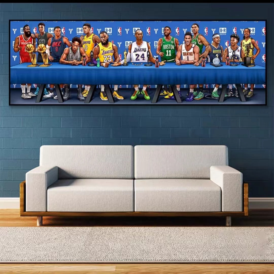 All-Basketball Star Wall Art