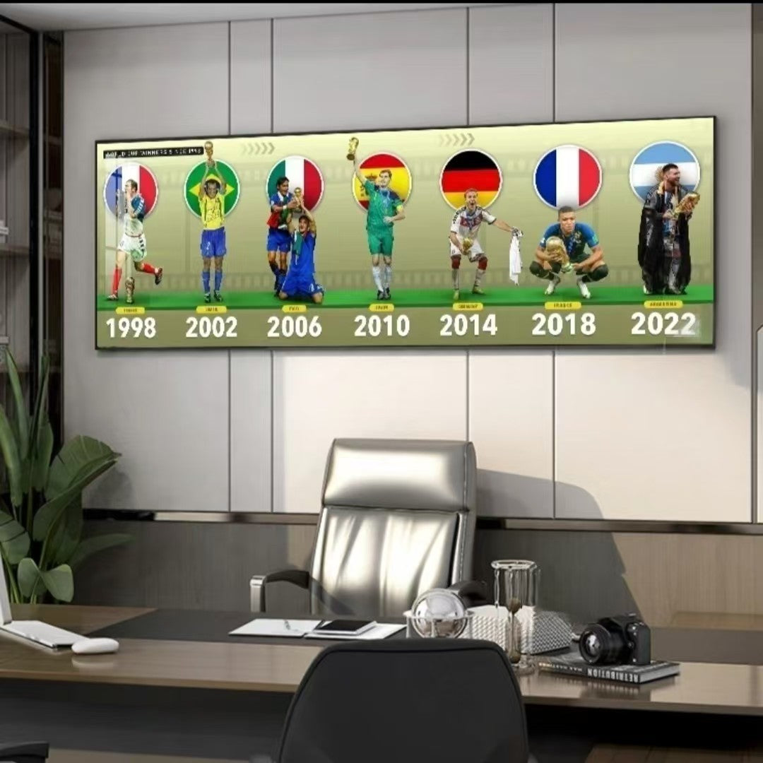 1998-2022 World Cup champion Wall Art