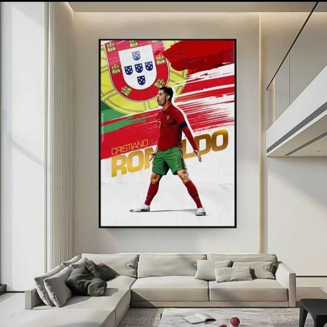 Cristiano Ronaldo Decorative Wall Art