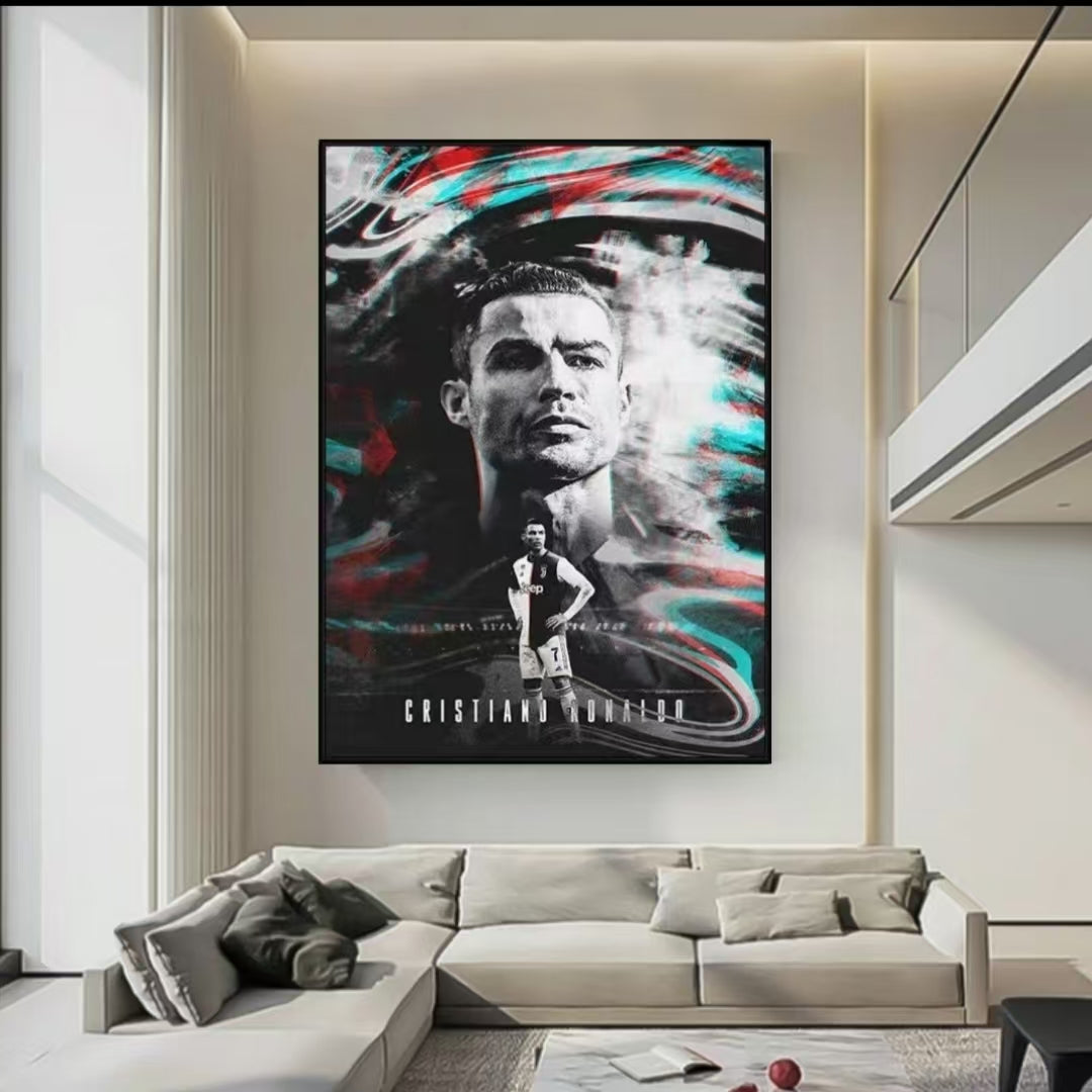 Cristiano Ronaldo Decorative Wall Art