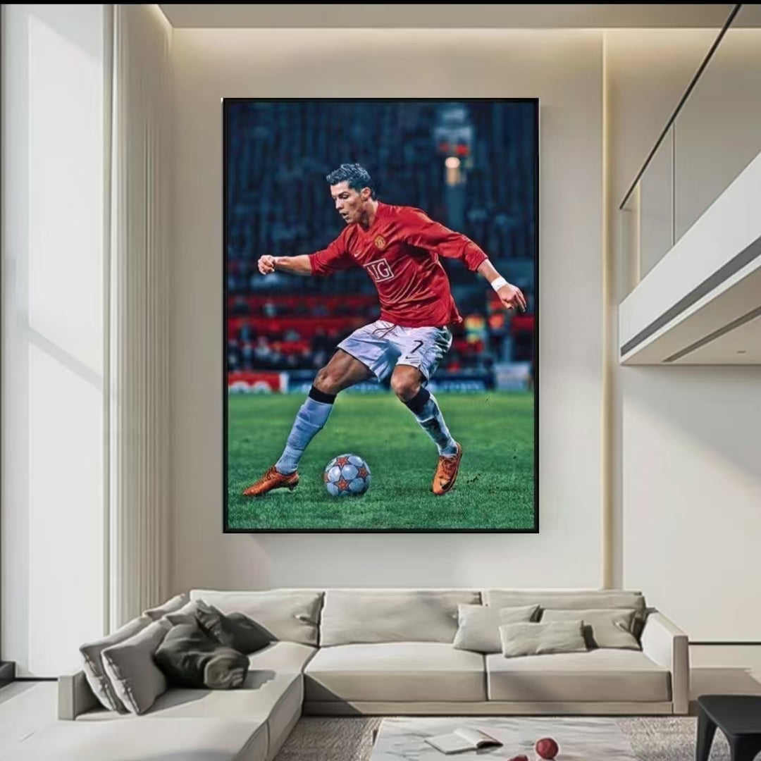 Cristiano Ronaldo Decorative Wall Art