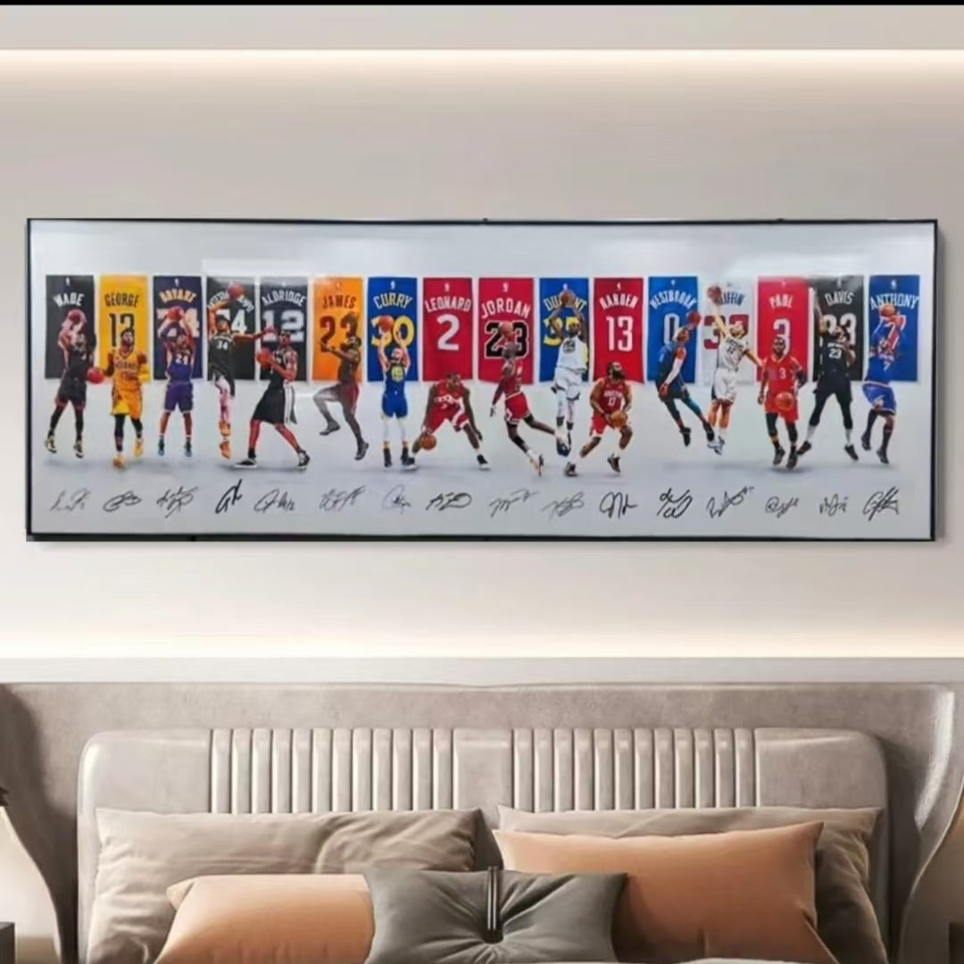 All-Basketball Star Wall Art