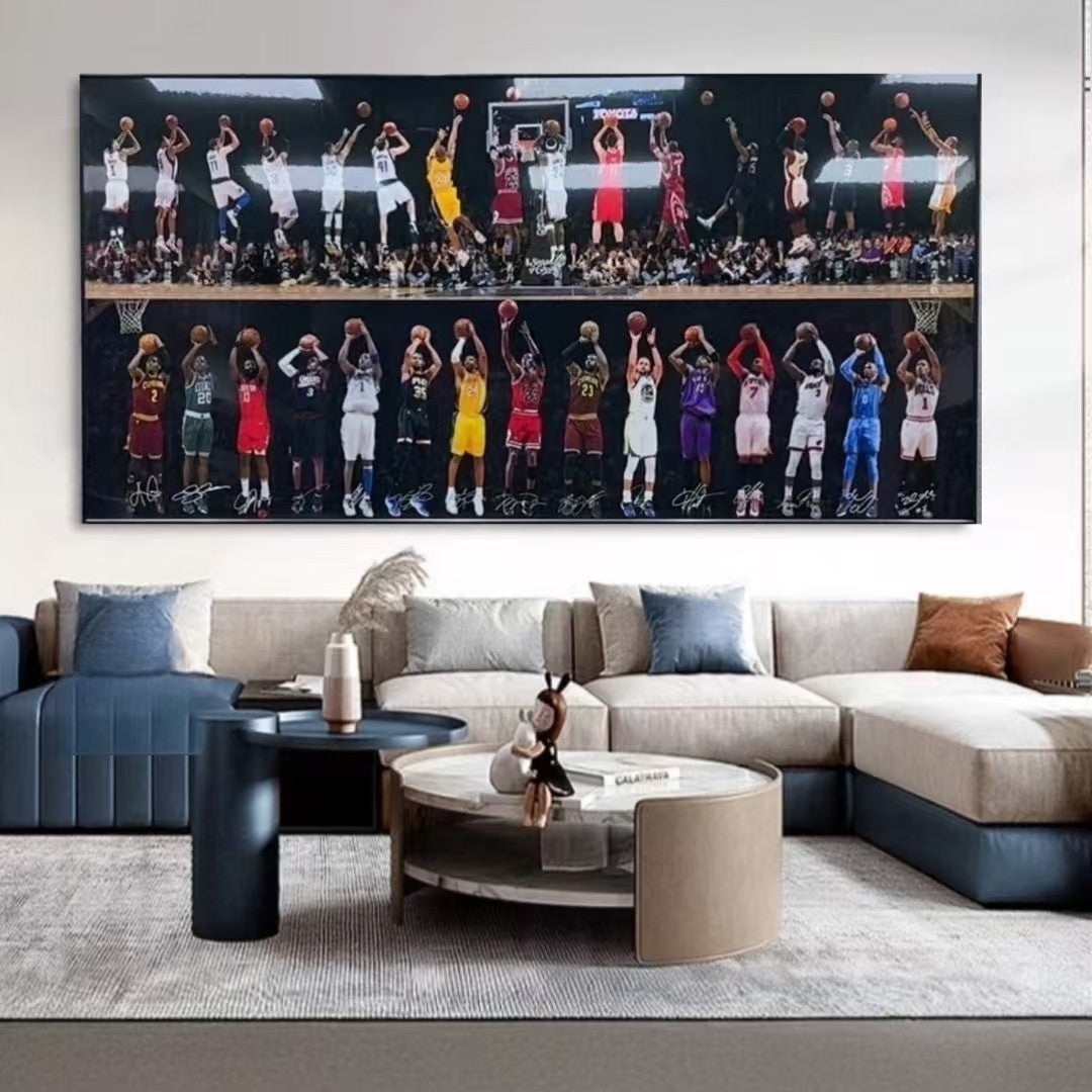 All-Basketball Star Wall Art