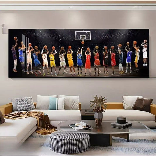 All-Basketball Star Wall Art