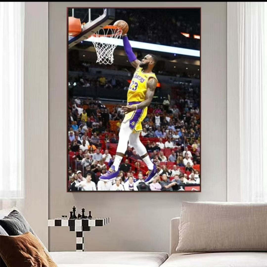 Arte de pared de LeBron James