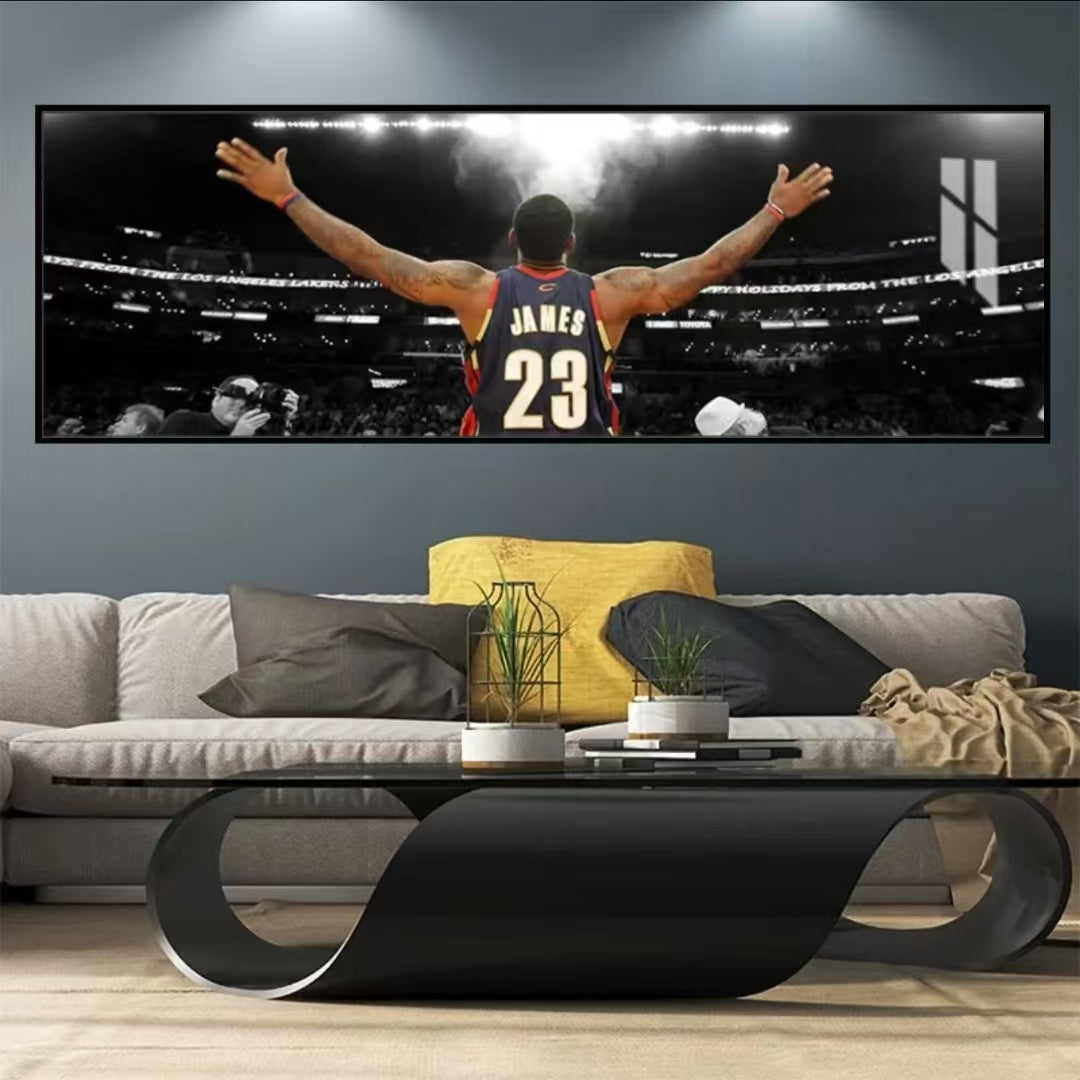 Arte de pared de LeBron James