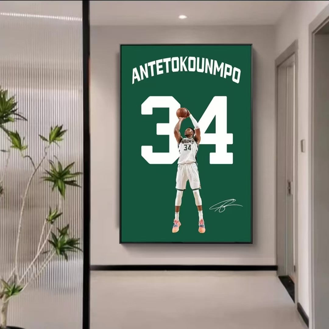 Giannis Antetokounmpo Wall Art