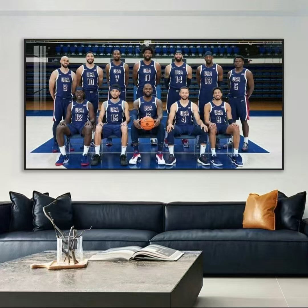 USA Basketball Team Wall Art