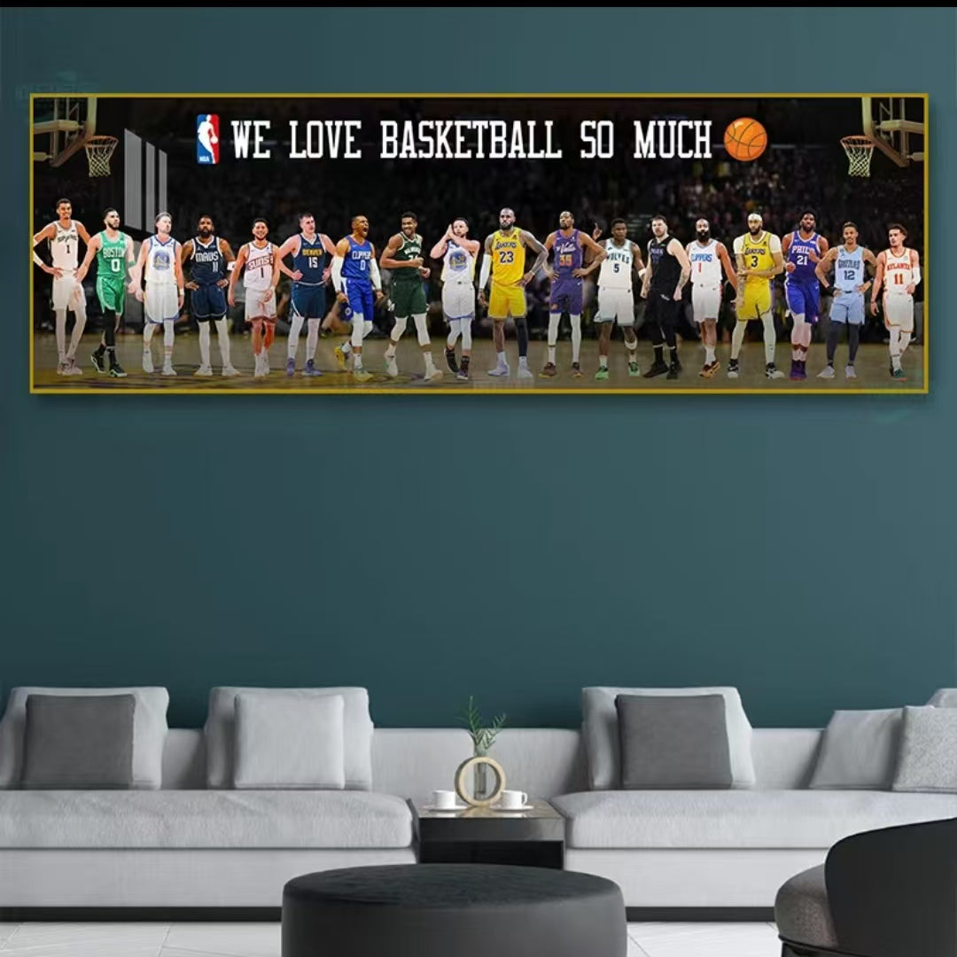 All-Basketball Star Wall Art