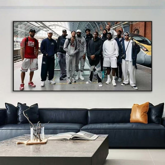 All-Basketball Star Wall Art