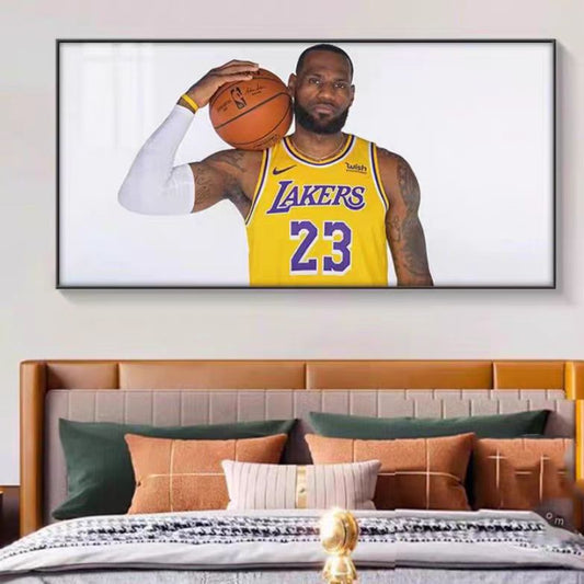 LeBron James und Stephen Curry Wandkunst