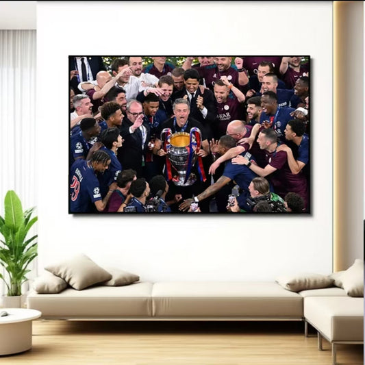 Paris à remporter la Ligue des champions pour la première fois en 2025 Art Mural