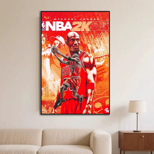 Art mural Michael Jordan 