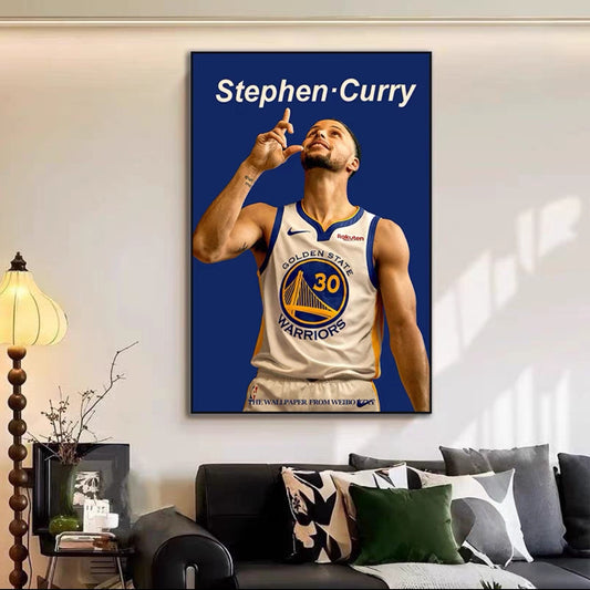 Stephen Curry Wandkunst
