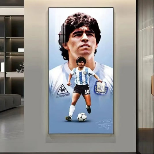 
Art mural Maradona