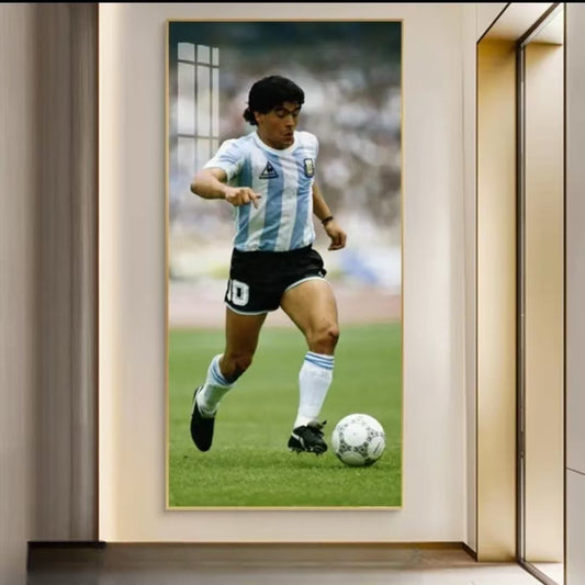 
Art mural Maradona