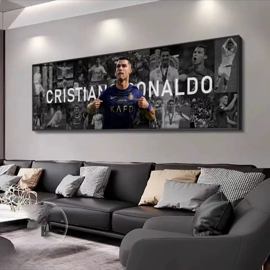 Arte de la pared de Cristiano Ronaldo