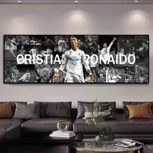Arte de la pared de Cristiano Ronaldo