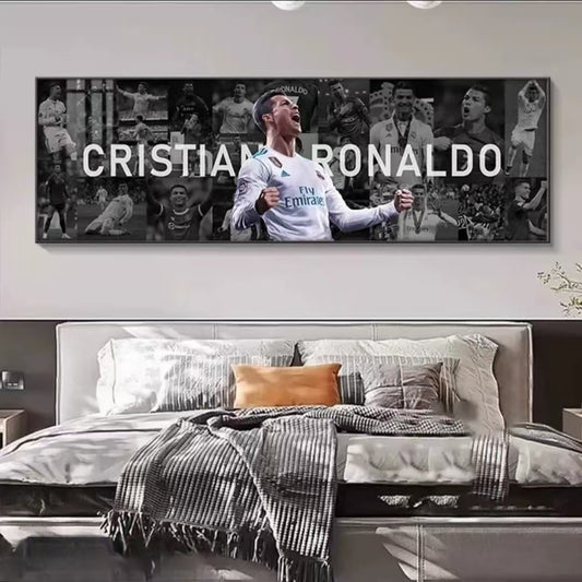 Arte de la pared de Cristiano Ronaldo