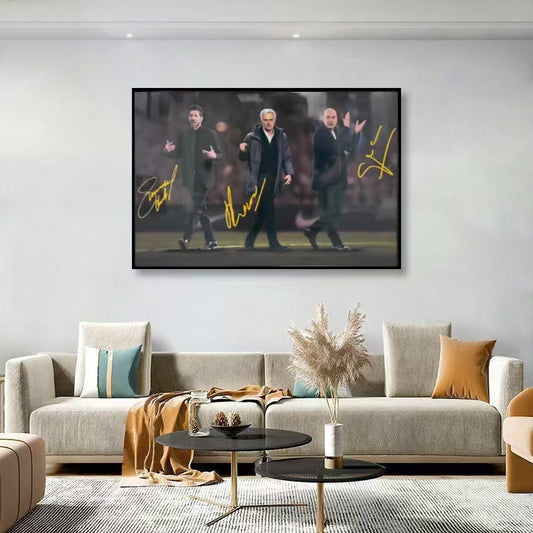 Art de mur pour entraîneur de football