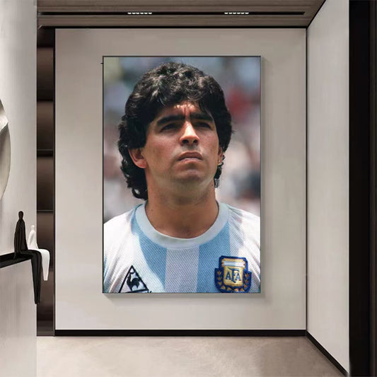 
Art mural Maradona