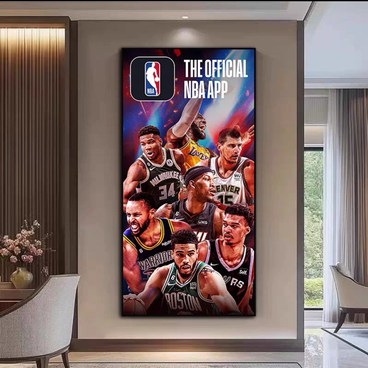 All-Basketball Star Wall Art