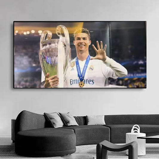 Arte de la pared de Cristiano Ronaldo