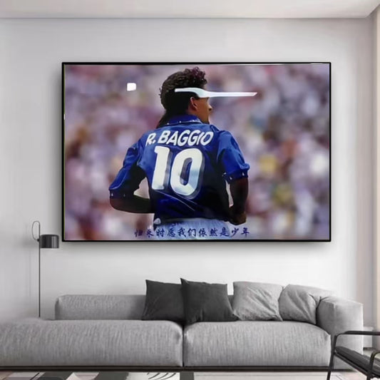 Lienzo Lionel Messi y Cristiano Ronald