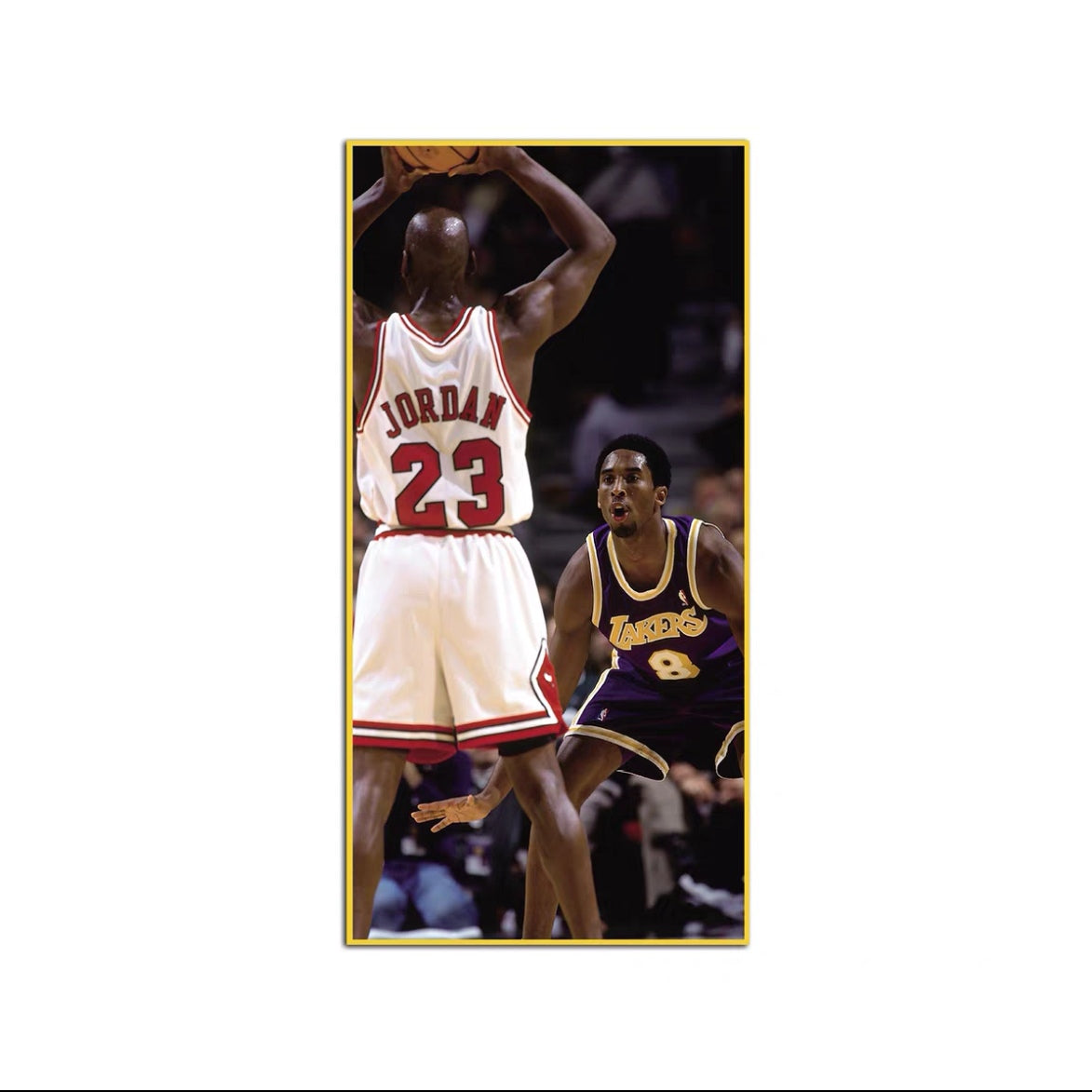 Michael Jordan and Kobe Bryant Wall Art