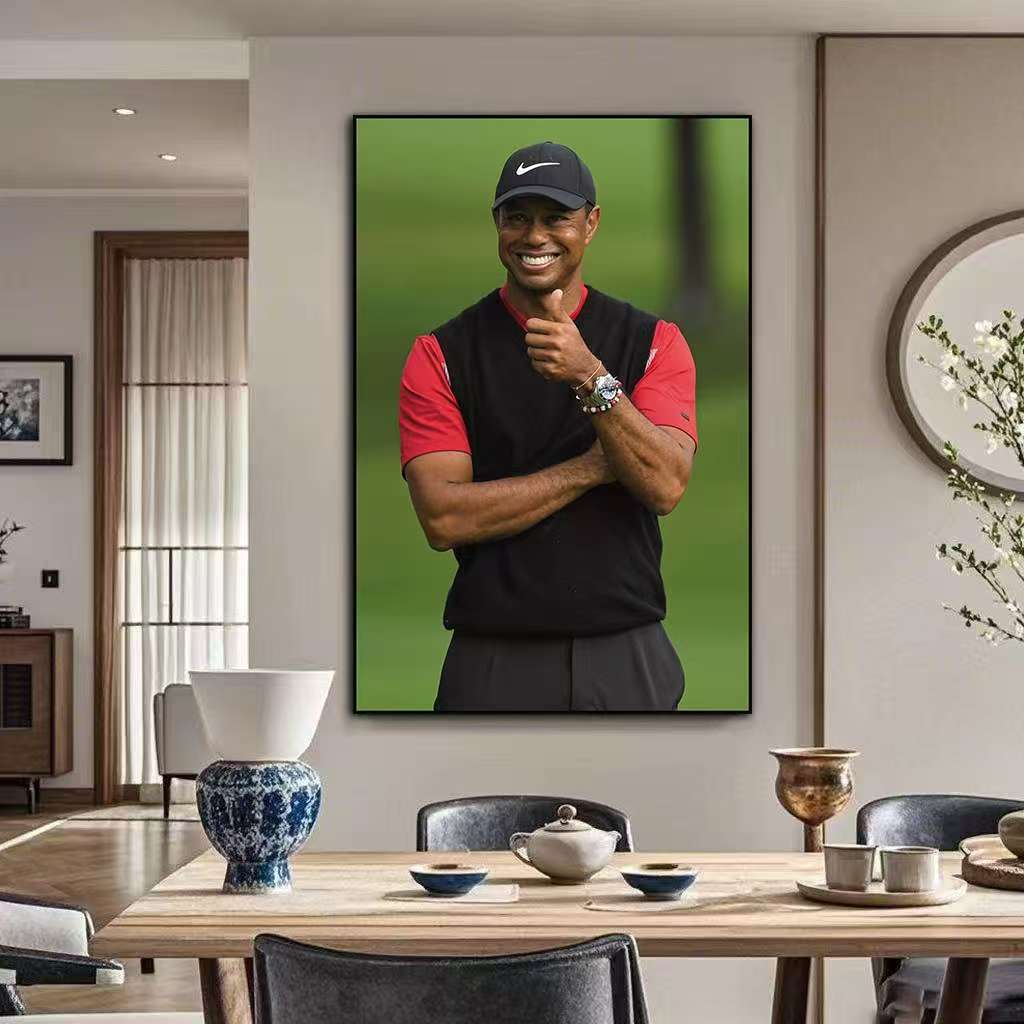 Art mural Tiger Woods