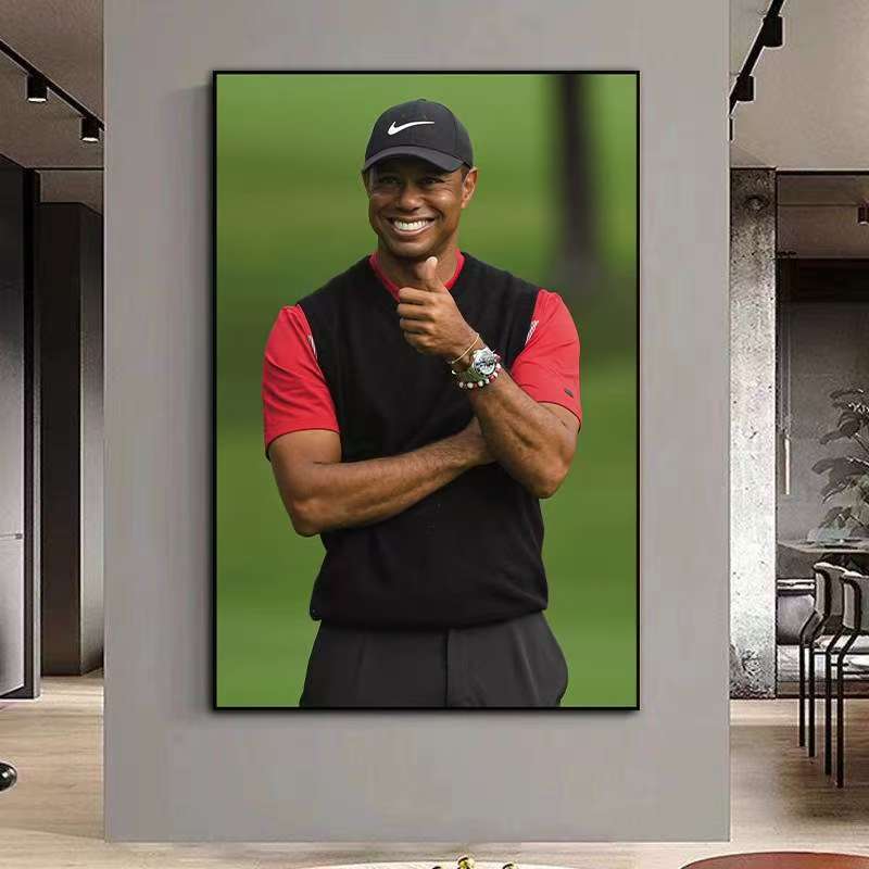 Art mural Tiger Woods
