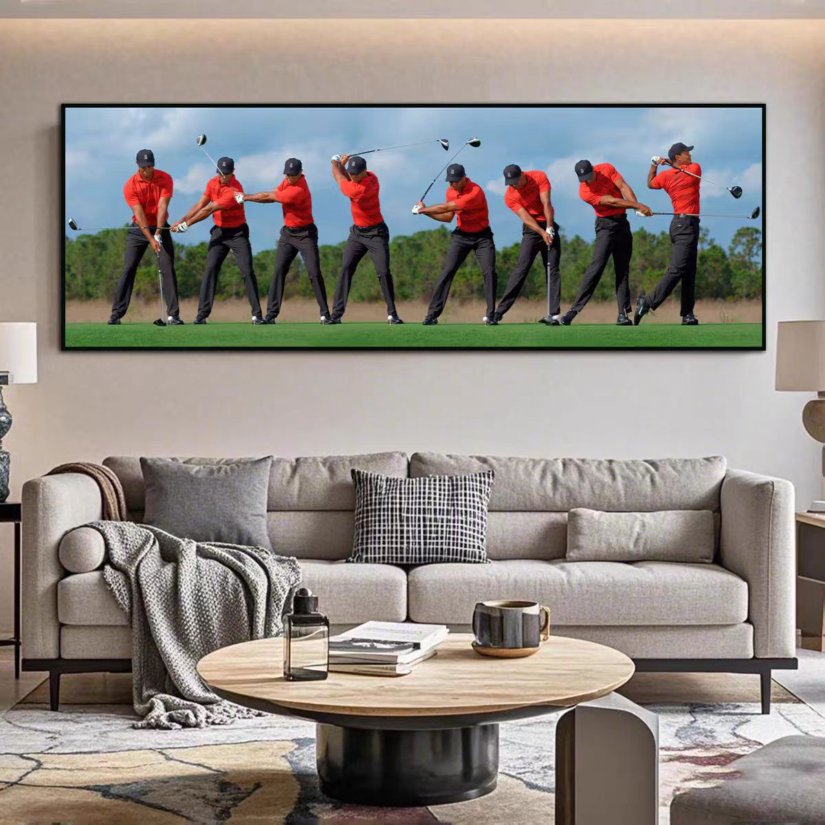 Art mural Tiger Woods
