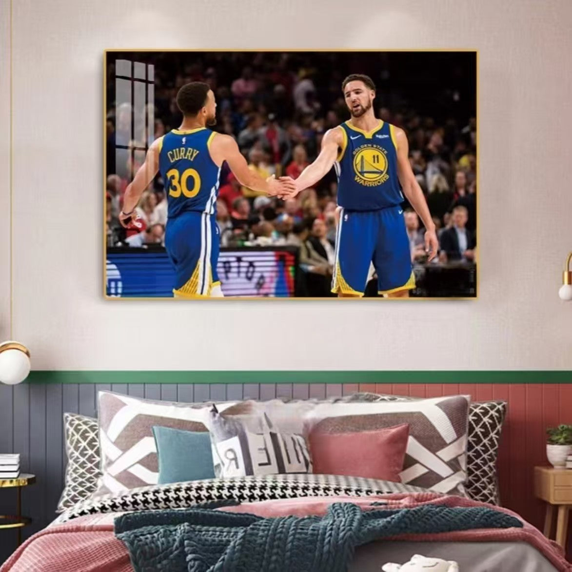 Stephen Curry And Klay Thompson Wall Art